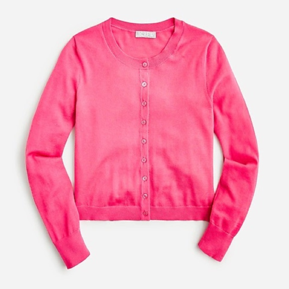 JCrew merino classic cardigan.